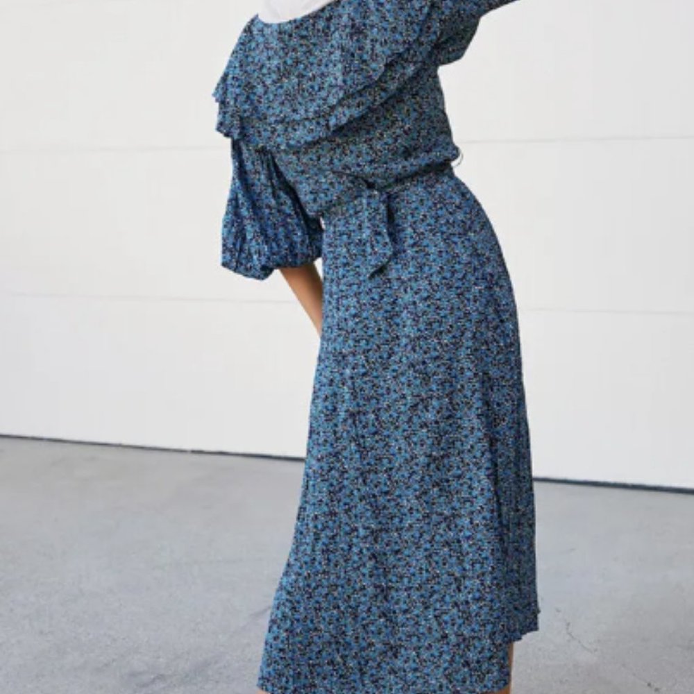 Free People Float on a Sunbeam MIDI Dress M - Picture 9 of 11